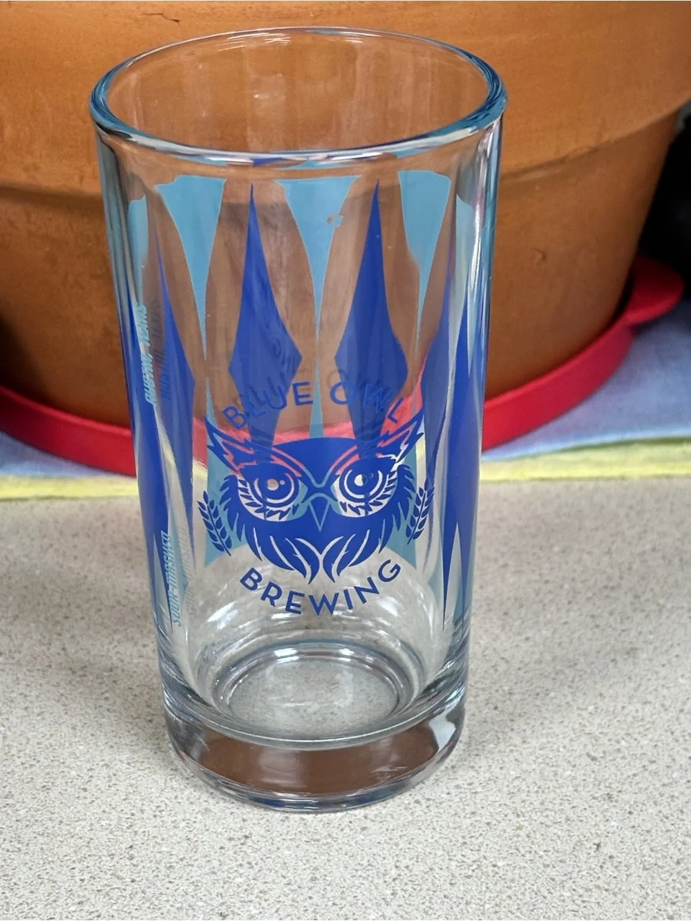 Blue Owl Brewing Drinking Glass